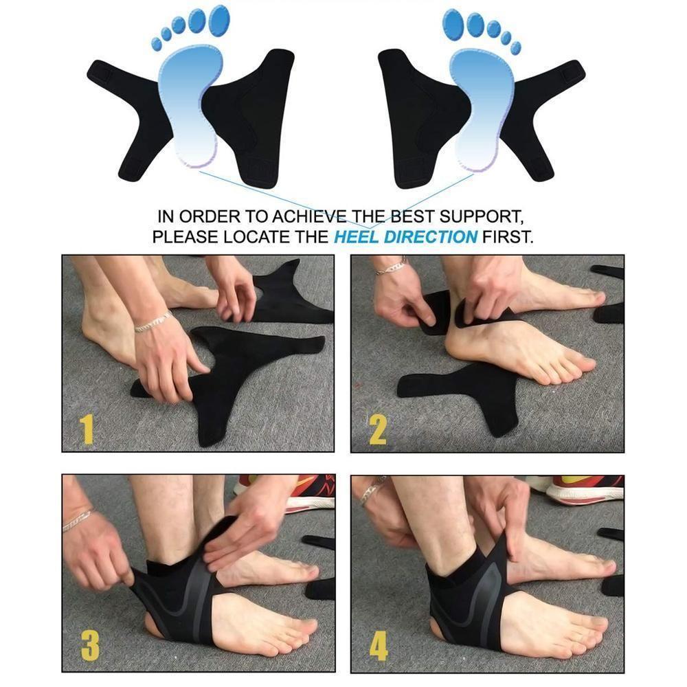 Loopstep | Knöchelstütze Atmungsaktive Knöchelbandage, 1 Paar