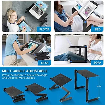 Loopstep | Verstellbarer Laptop-Ständer mit Mauspad