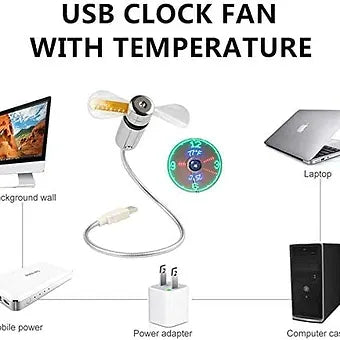 Loopstep | USB LED Fan Uhr