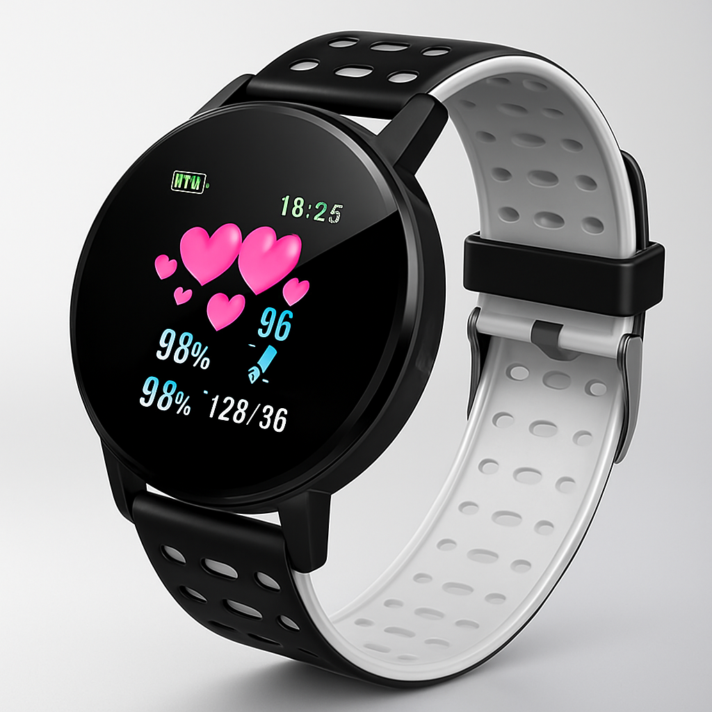 Smartwatch wasserdicht, Fitness Tracker, Aktivitätsüberwachung