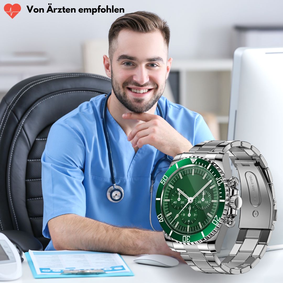 Nexos Pro Smartwatch - Unzerstörbare Militär-Gesundheitsuhr (2025)