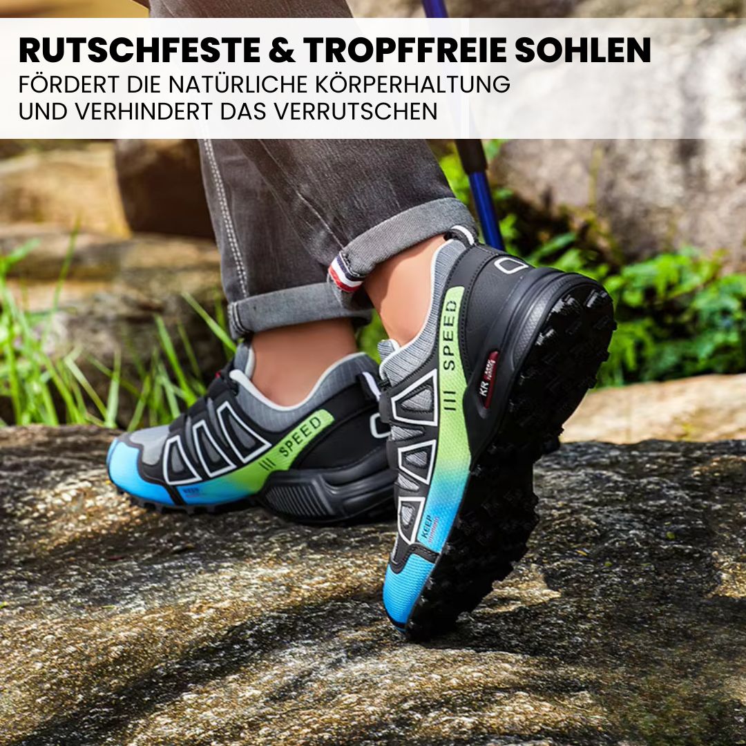 OrthoTrekking - rutschfeste, wasserdichte & ergonomische Wanderschuhe