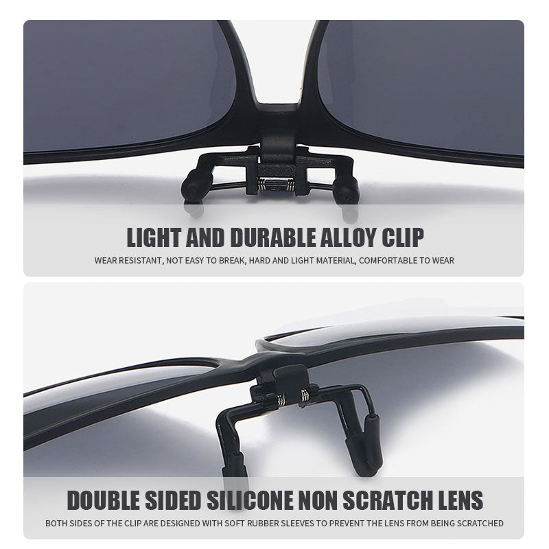 Loopstep | Neue polarisierte Clip-on-Klappsonnenbrille