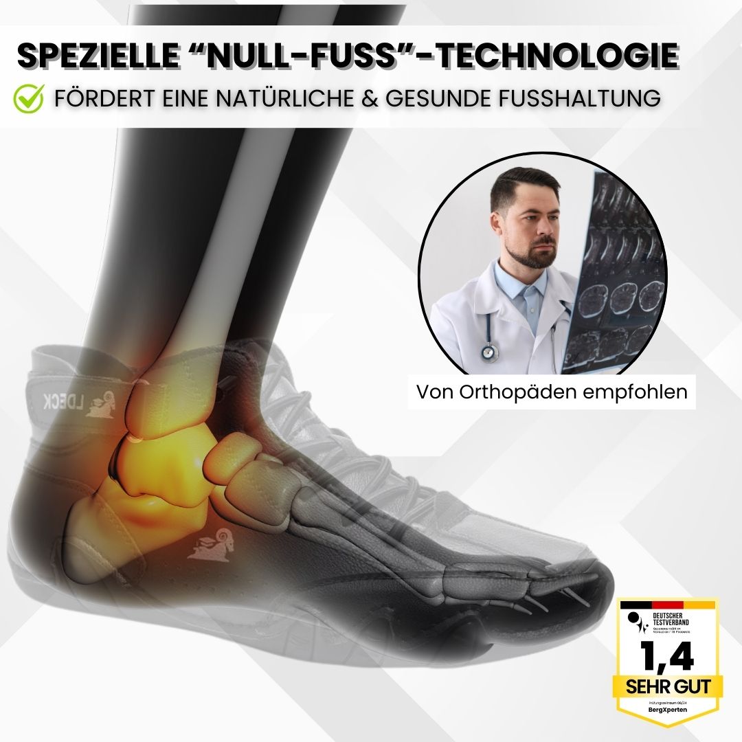 OrthoMind - ergonomische, schmerzlindernde & wasserdichte Barfußschuhe