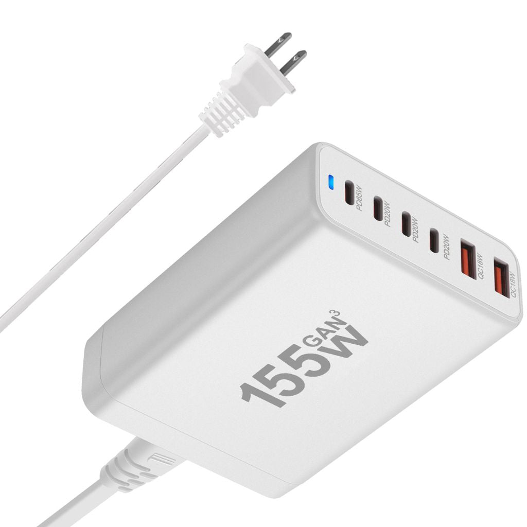 Loopstep | 155W GaN 6-Port USB-C Ladegerät