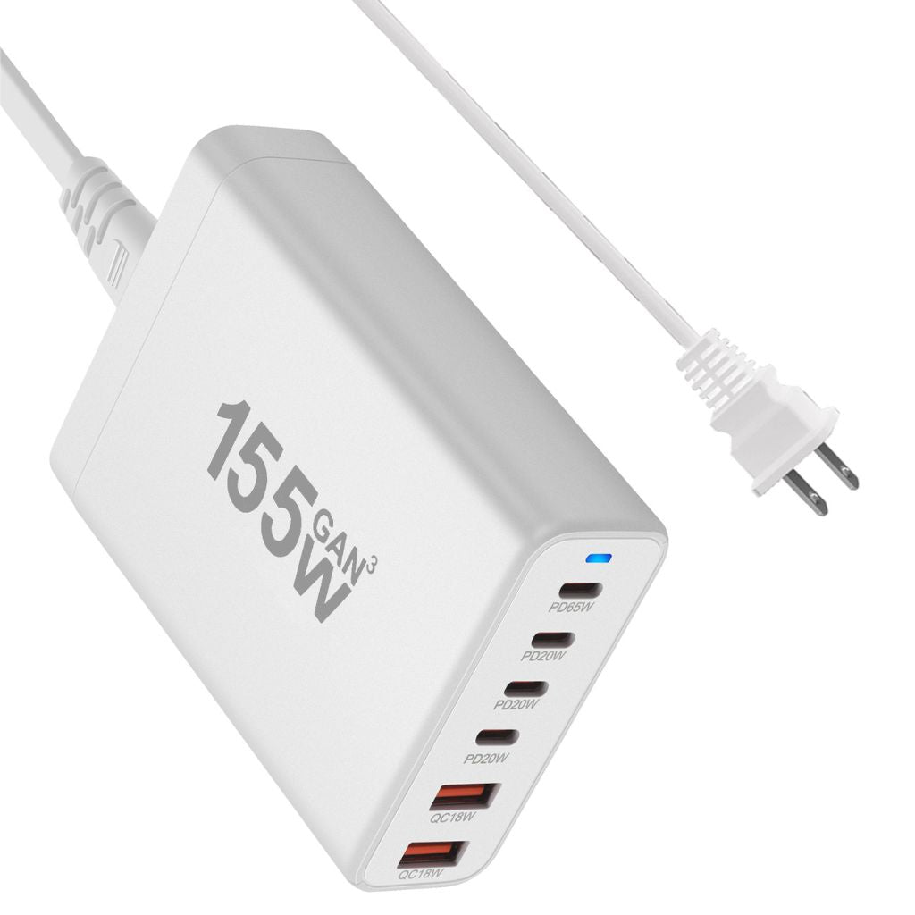 Loopstep | 155W GaN 6-Port USB-C Ladegerät