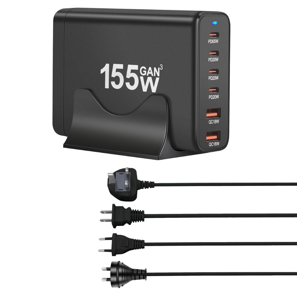 Loopstep | 155W GaN 6-Port USB-C Ladegerät