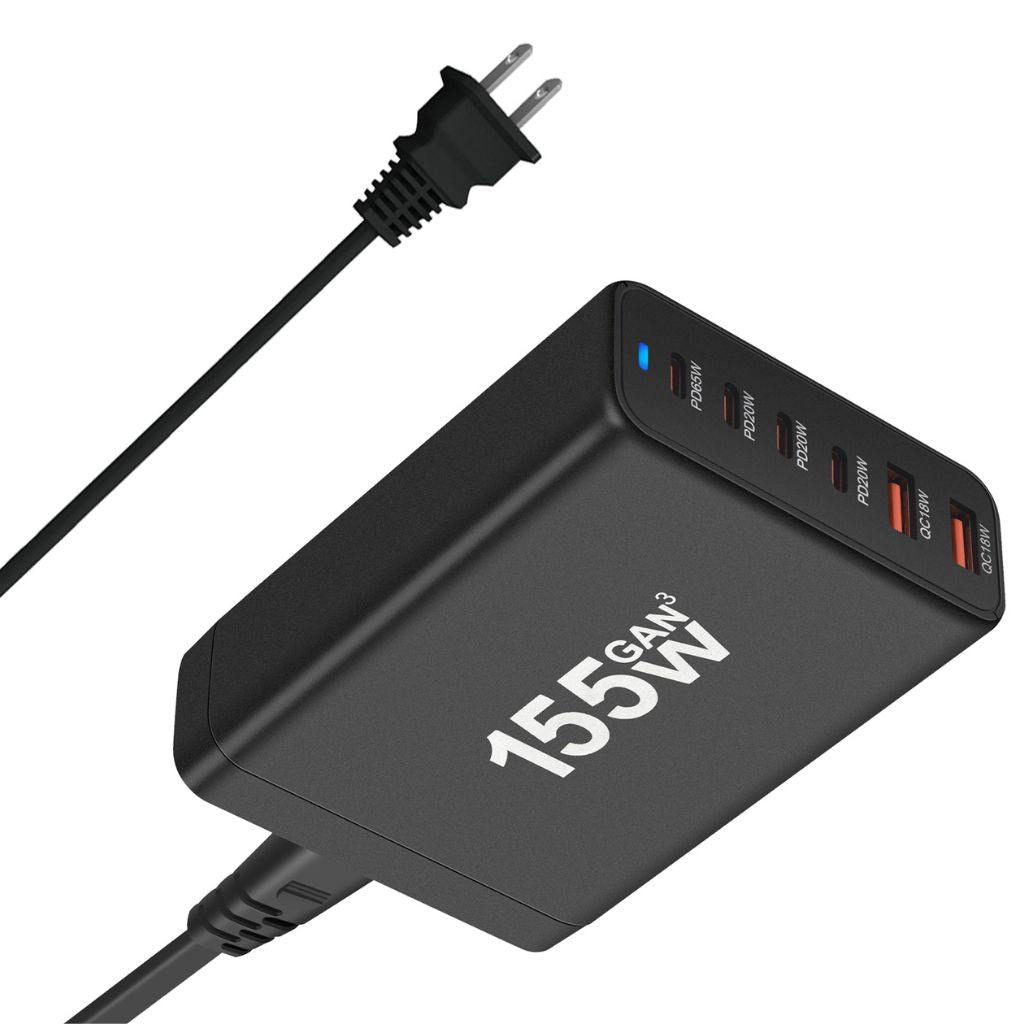 Loopstep | 155W GaN 6-Port USB-C Ladegerät