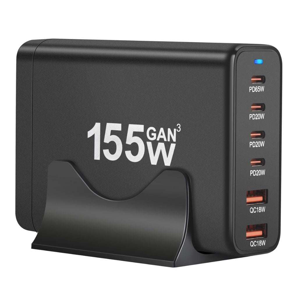 Loopstep | 155W GaN 6-Port USB-C Ladegerät