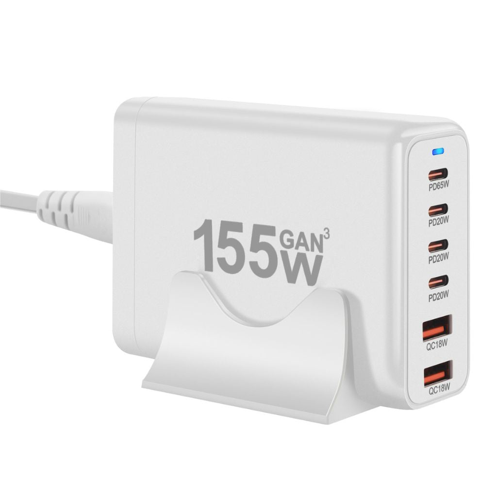 Loopstep | 155W GaN 6-Port USB-C Ladegerät
