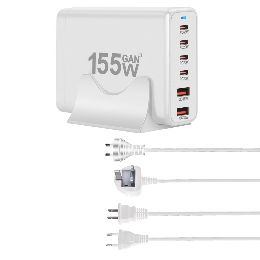 Loopstep | 155W GaN 6-Port USB-C Ladegerät