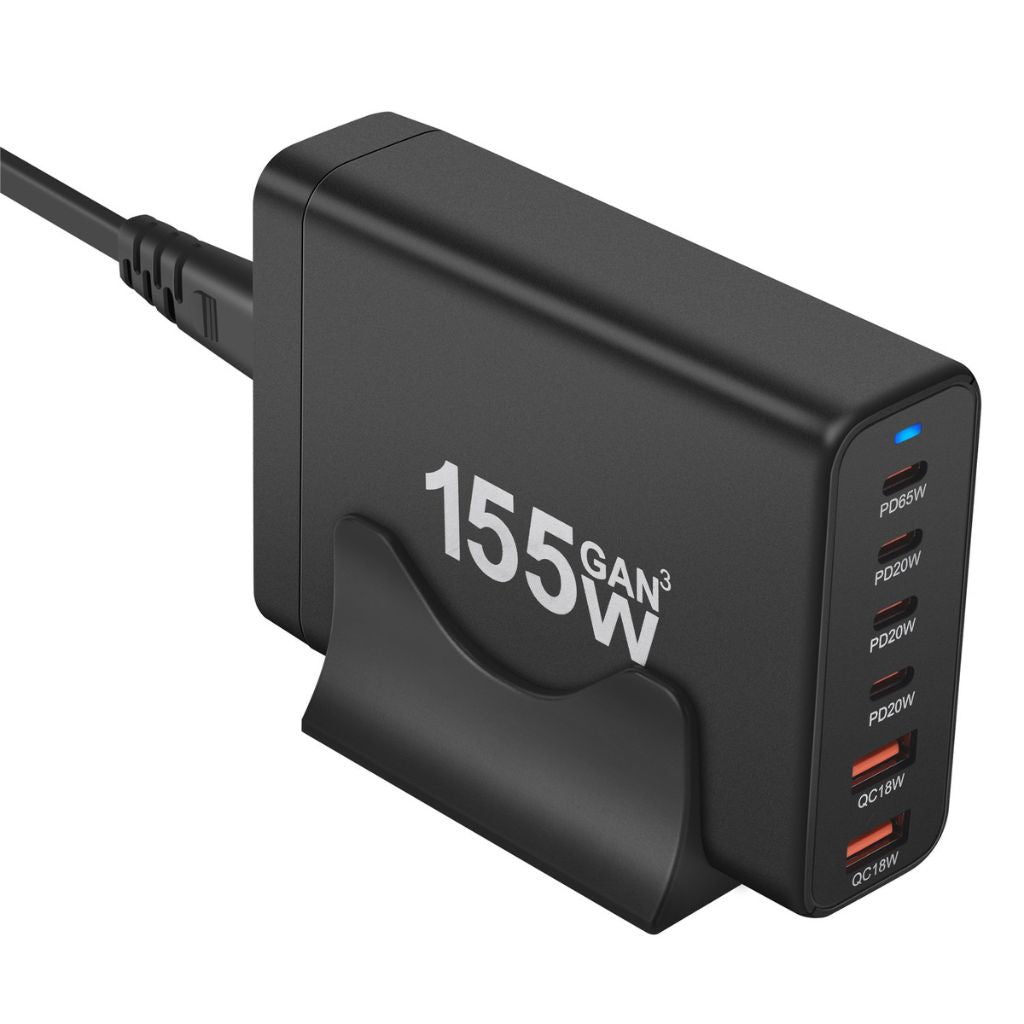 Loopstep | 155W GaN 6-Port USB-C Ladegerät