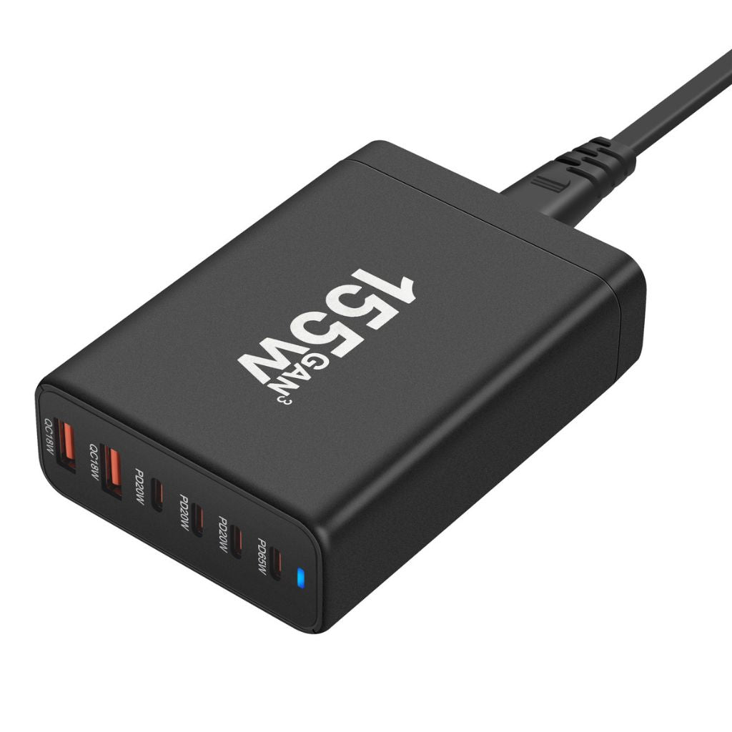 Loopstep | 155W GaN 6-Port USB-C Ladegerät