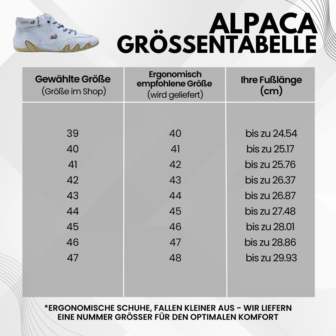 Alpaca – Gesunde Barfußschuhe für sicheres, gelenkschonendes Gehen für Senioren