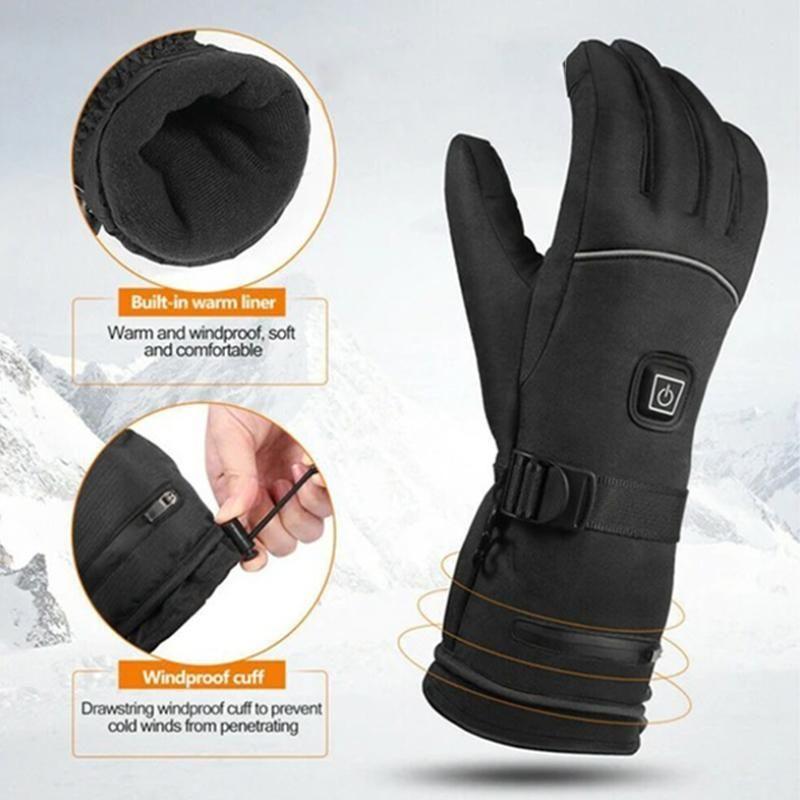 Loopstep | Elektrische Batterie Heizhandschuhe Einstellbare Temperatur für Männer/Frauen