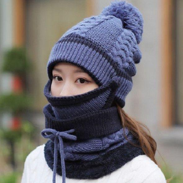 Loopstep | 3PCS Damen Winter Schal Set