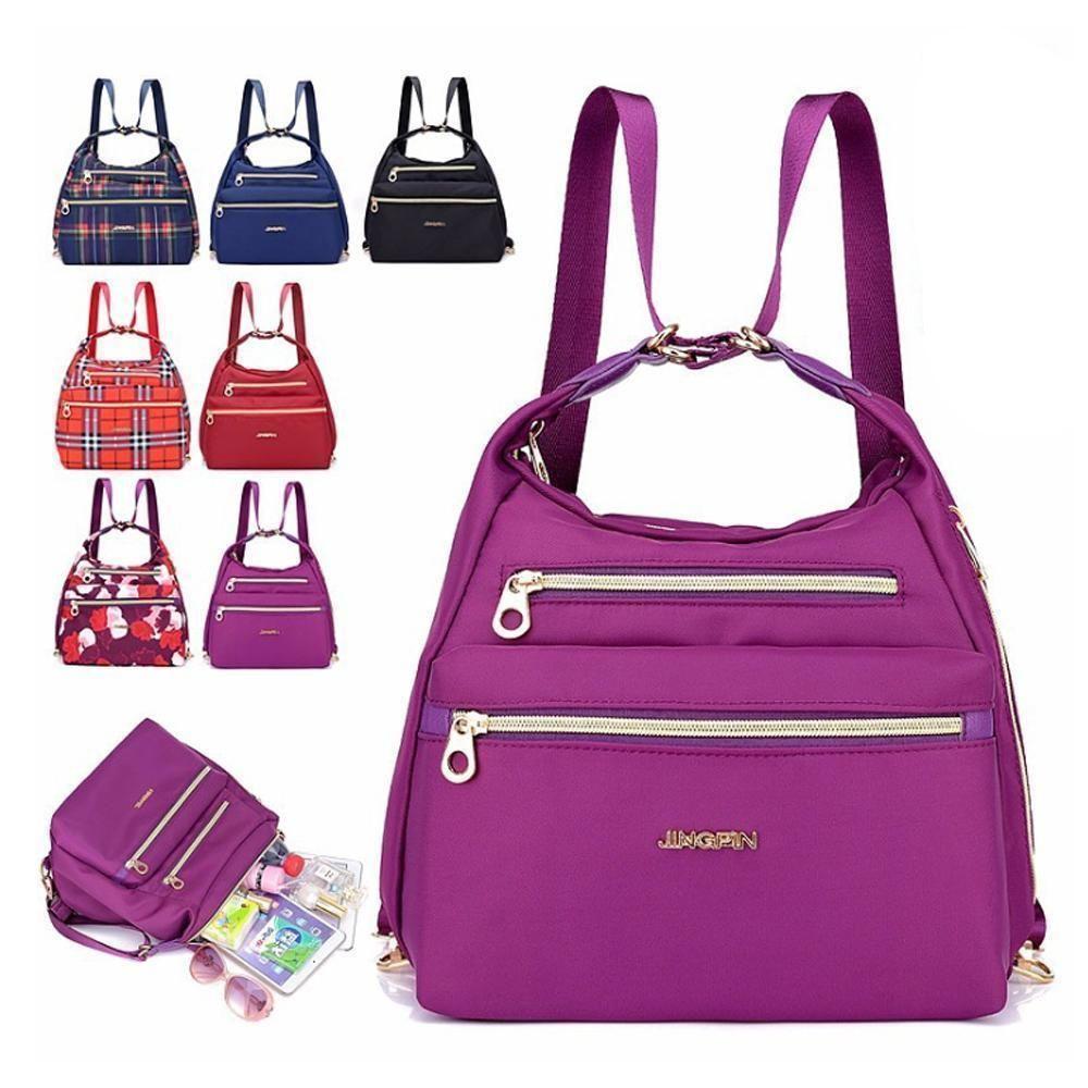 Loopstep | Tasche mit doppeltem Reißverschluss, Handtasche und Schultertasche