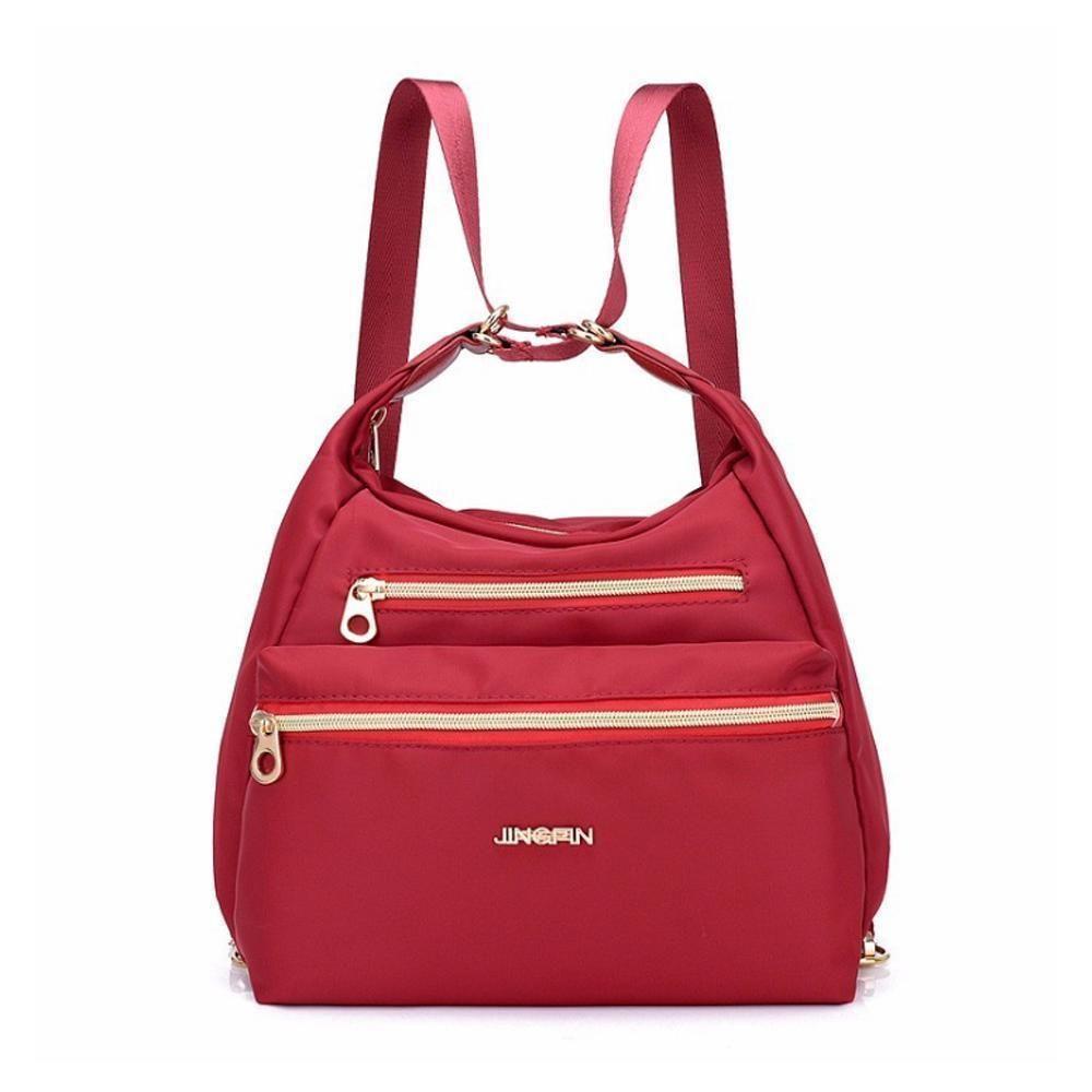 Loopstep | Tasche mit doppeltem Reißverschluss, Handtasche und Schultertasche