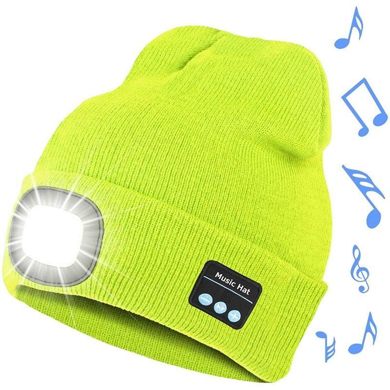 Loopstep | Verbesserte Unisex Musikalische Bluetooth LED Beanie Mütze