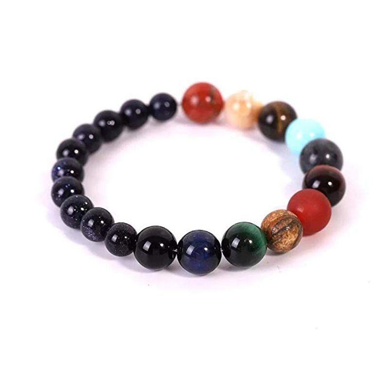 Loopstep | Naturstein Solar-System-Armband