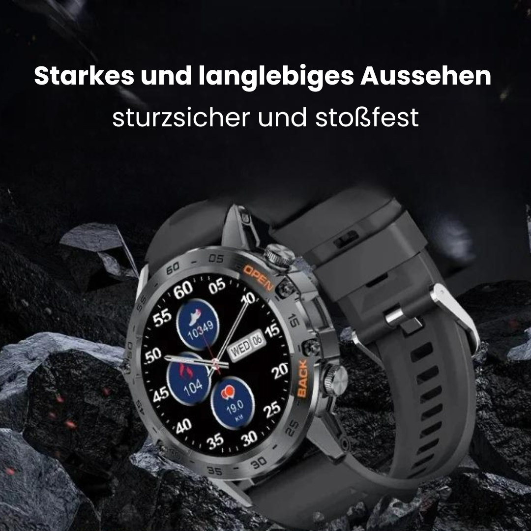 TitanX CombatFit S45 - unzerstörbare zertifizierte Militär-Gesundheitsuhr (2025)