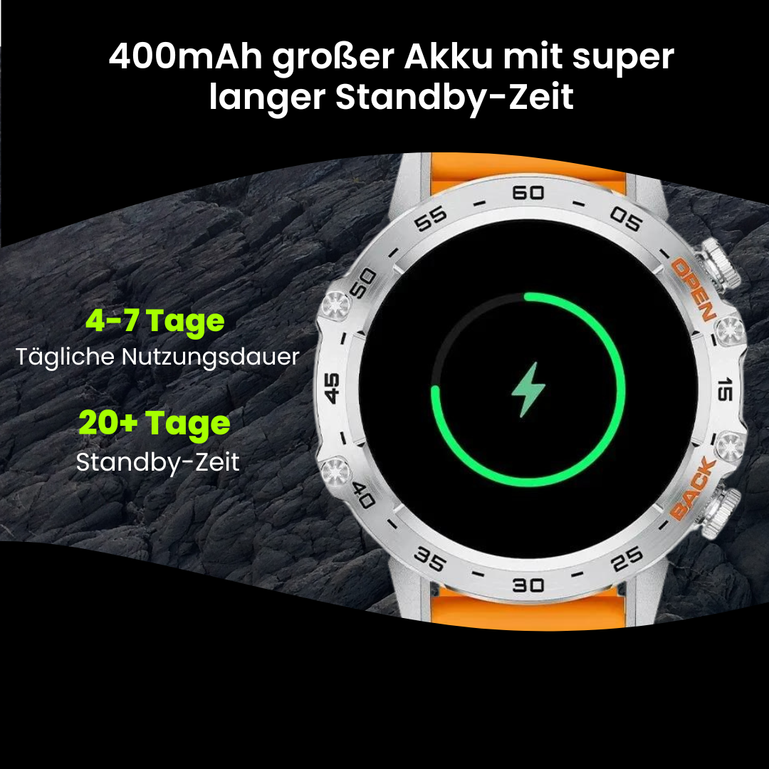 TitanX CombatFit S45 - unzerstörbare zertifizierte Militär-Gesundheitsuhr (2025)