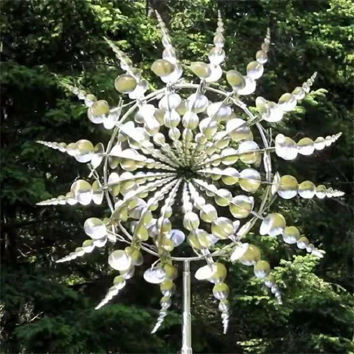Loopstep | Neue Anti-Rost Magische Metall Windmühle-Kinetische Metall Windspiele