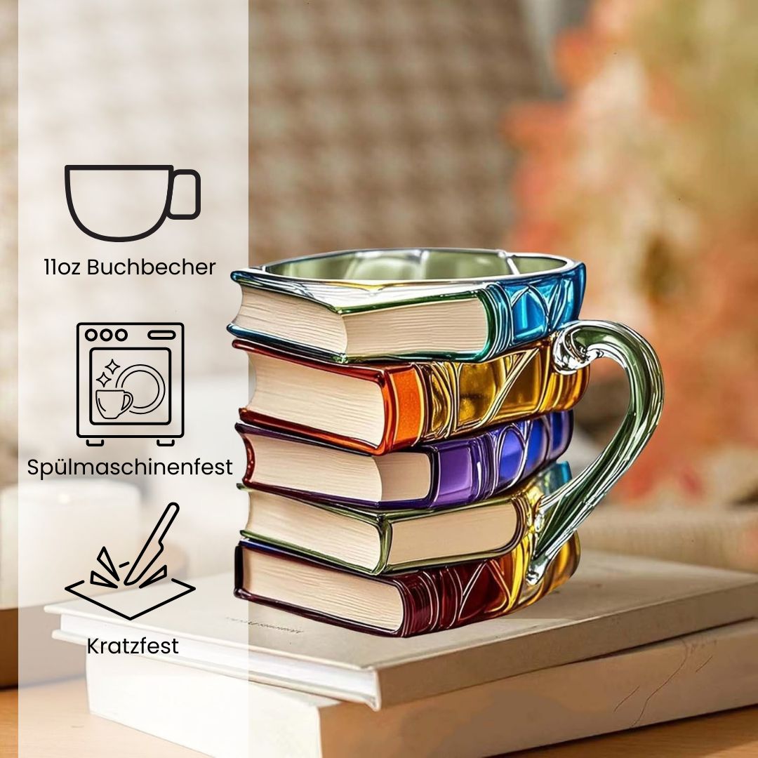 Handgemachte 3D-Leseglück-Tasse - das Original