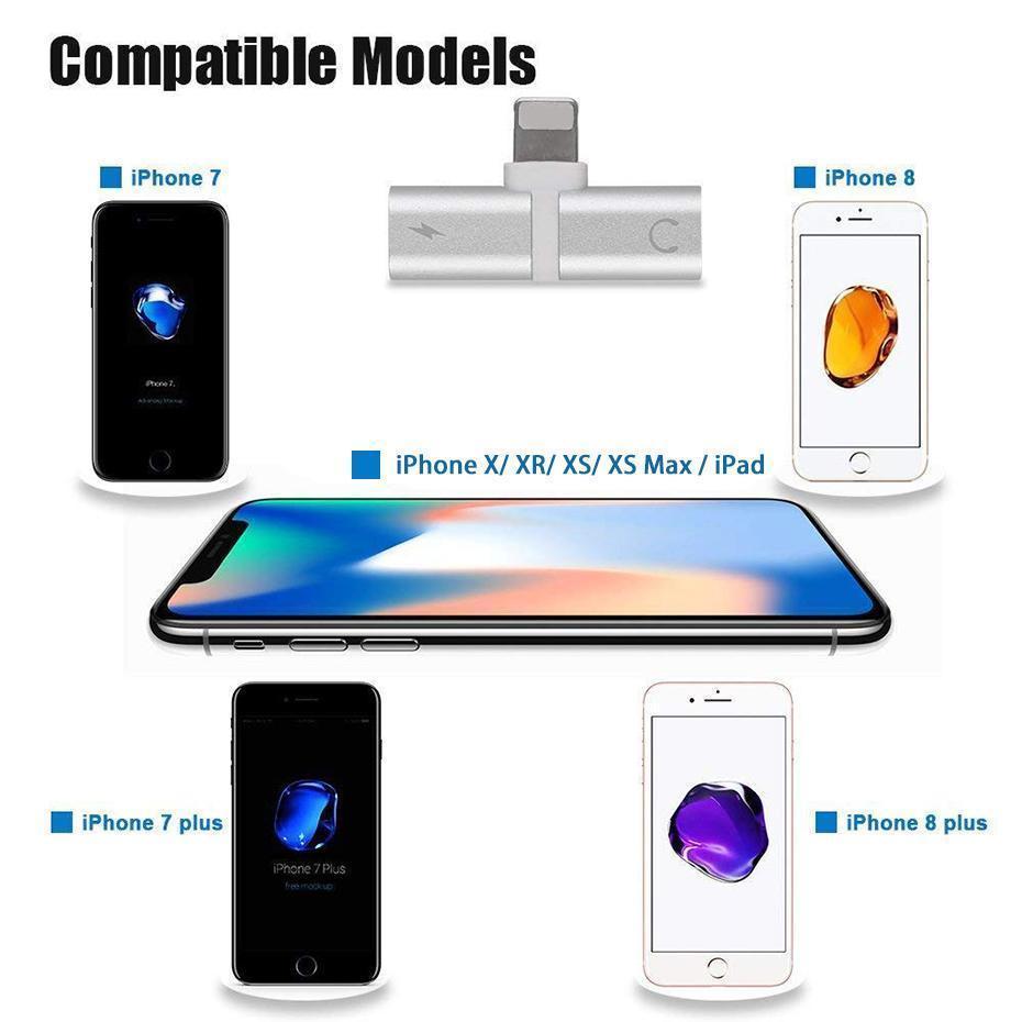 Loopstep | 4 in 1 Earphone Lightning Adapter für iPhone ( 2PCS )