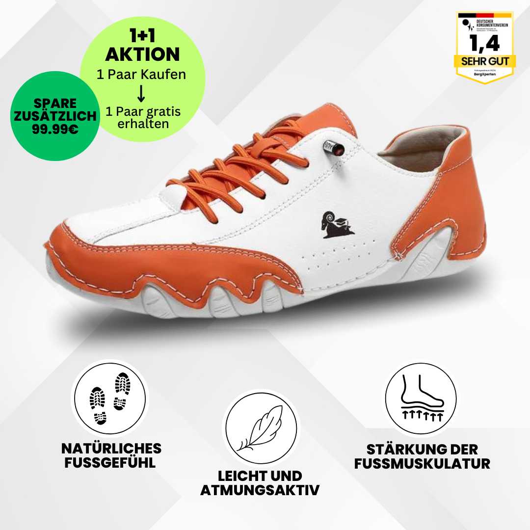 OrthoActive - ergonomischer & schmerzlindernder Barfußschuh für maximalen Komfort - Sonderaktion 1+1 Gratis