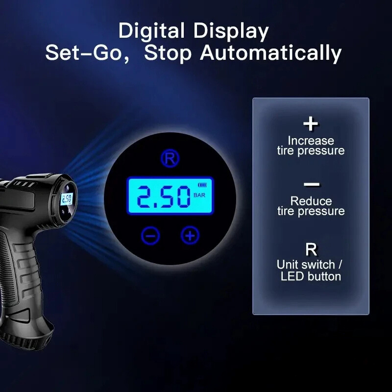 Loopstep | 120W Handheld Auto-Luftkompressor