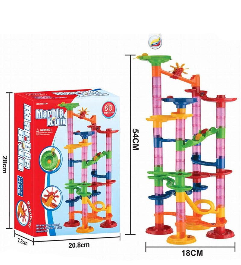 Loopstep | Baustein Murmelbahn Säulen Spielset