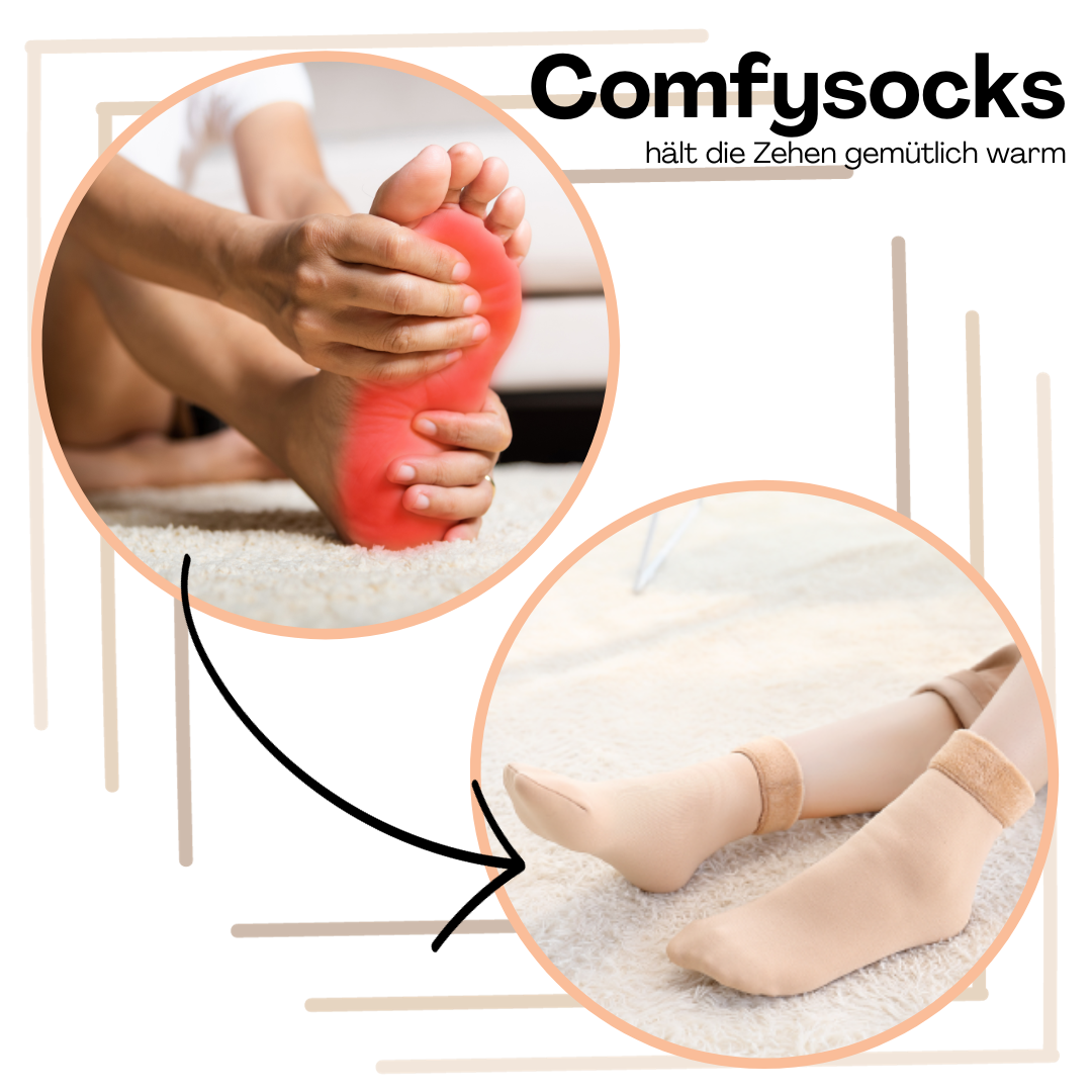 Aktion - Comfysocks Thermosocken - Unisex Einheitsgröße - für warme Fußmomente