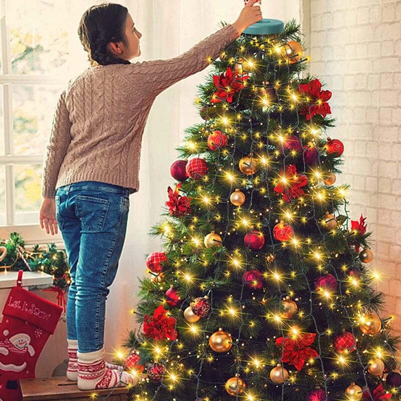Loopstep | Weihnachtsbaum Wasserfalllichter mit Ring