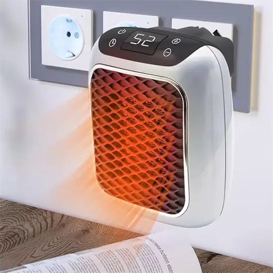 Elektrischer Keramik-Heizer, kompakt, Timer, sicher & energieeffizient