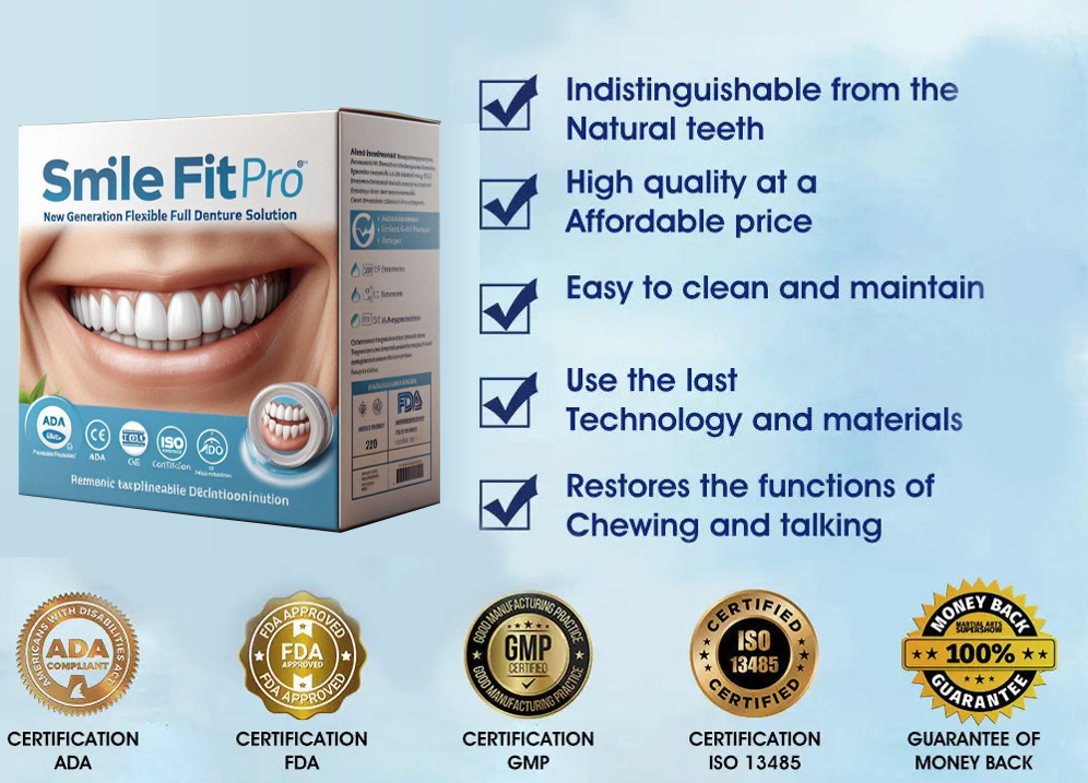 SmileFitPro™ – Lösung der neuen Generation: Flexible Vollprothese