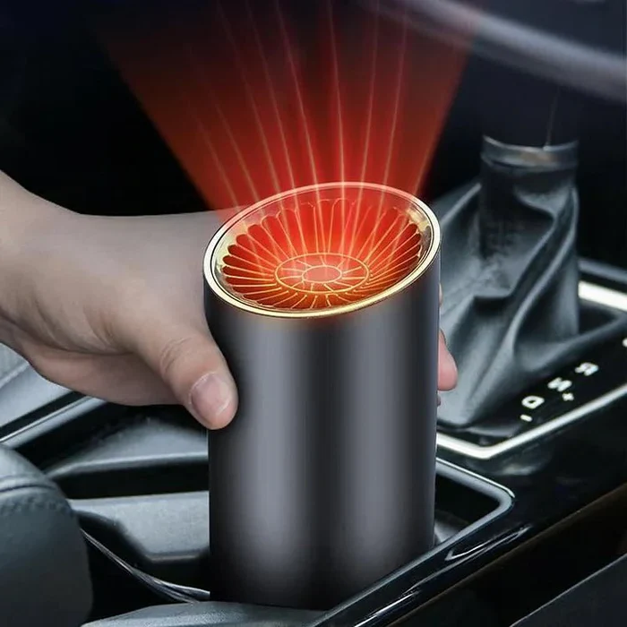 Loopstep | Schnelles Heizbecherform Auto Warmluftgebläse - Schnelles Heizen & Kühlen Einstellbar 360 Grad drehbar Plug and Use für Auto, SUV, Wohnmobil und Lastwagen