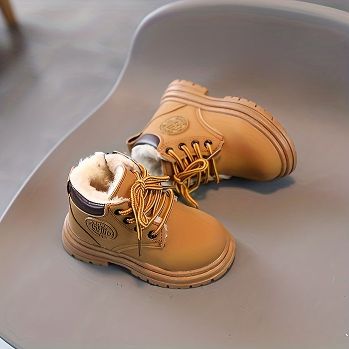 Loopstep | Wasserfeste Fleece-Winterstiefel für Jungen – Mit Warmfutter & Profilsohle