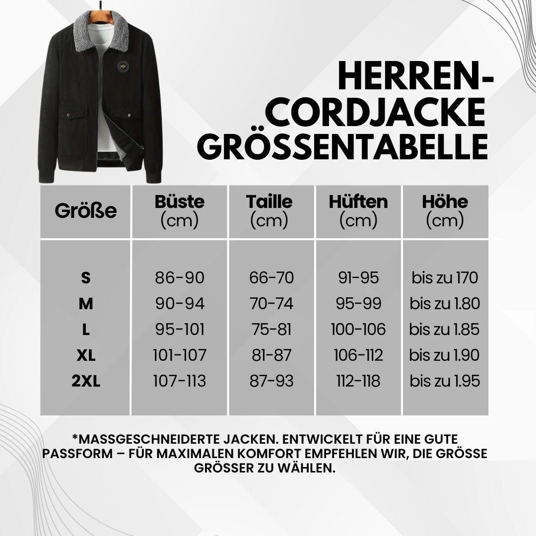 Herren-Cordjacke