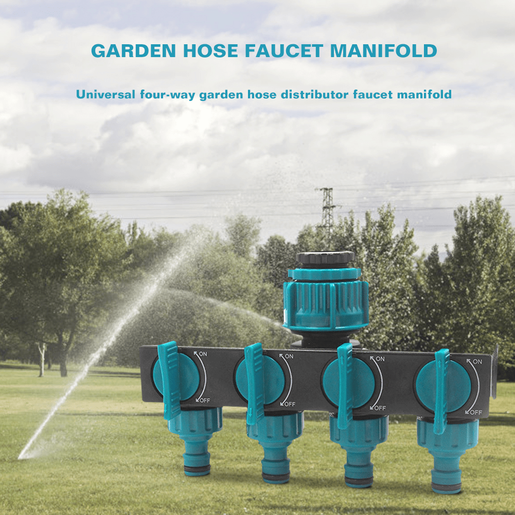 Loopstep | Weg Garten-Schlauchverteiler - Verstellbarer Wasserhahn-Adapter
