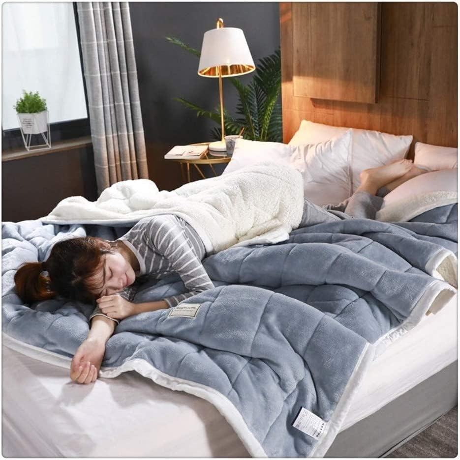 Sherpa Fleece Bettbezug für Weighted Blanket, warm & weich