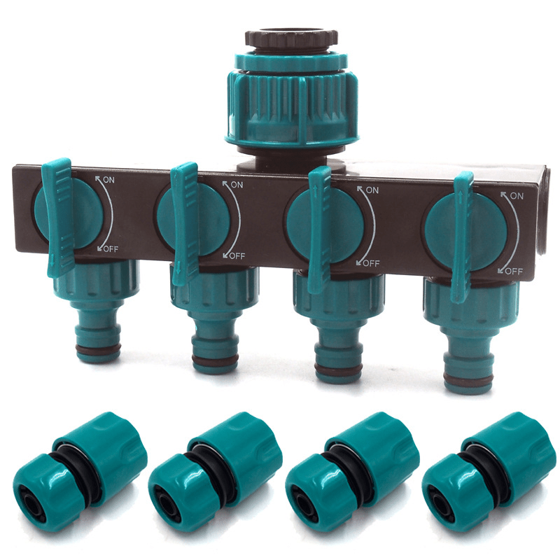 Loopstep | Weg Garten-Schlauchverteiler - Verstellbarer Wasserhahn-Adapter