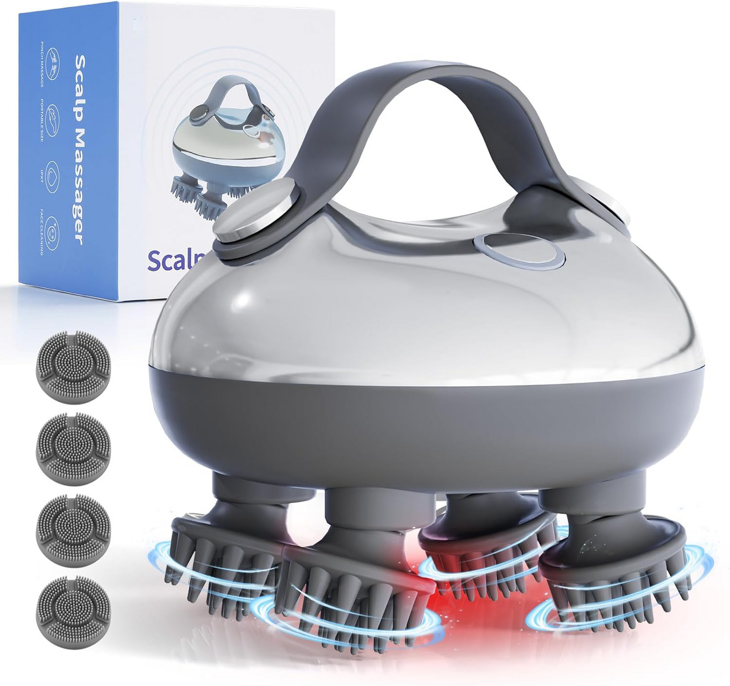 Loopstep | Tragbarer elektrischer Kopfhaut-Massager