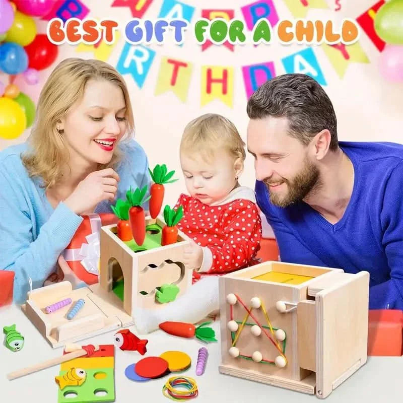 Loopstep | 8-in-1 Montessori Spielbox für Babys - Fördert Entwicklung und Kreativität