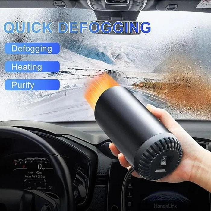 Loopstep | Schnelles Heizbecherform Auto Warmluftgebläse - Schnelles Heizen & Kühlen Einstellbar 360 Grad drehbar Plug and Use für Auto, SUV, Wohnmobil und Lastwagen