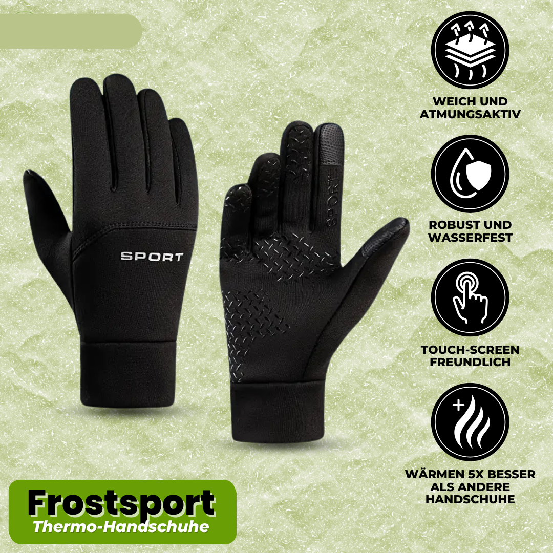Winter Outdoor Sport Laufhandschuhe – Warme Touchscreen Fitness-Handschuhe mit Vollfinger für Damen & Herren