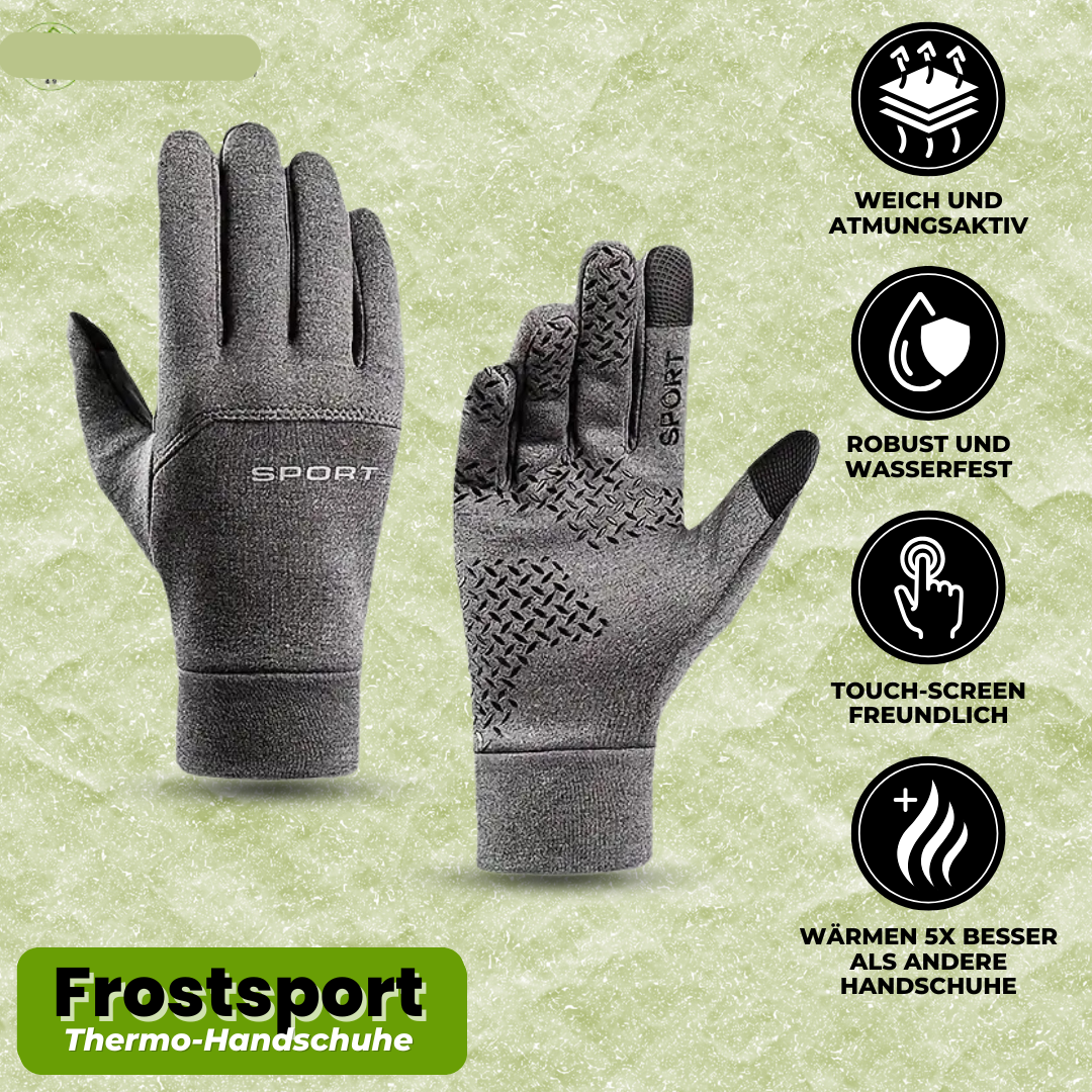 Winter Outdoor Sport Laufhandschuhe – Warme Touchscreen Fitness-Handschuhe mit Vollfinger für Damen & Herren