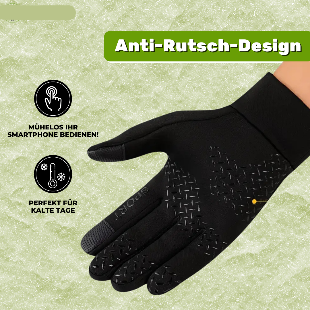 Winter Outdoor Sport Laufhandschuhe – Warme Touchscreen Fitness-Handschuhe mit Vollfinger für Damen & Herren
