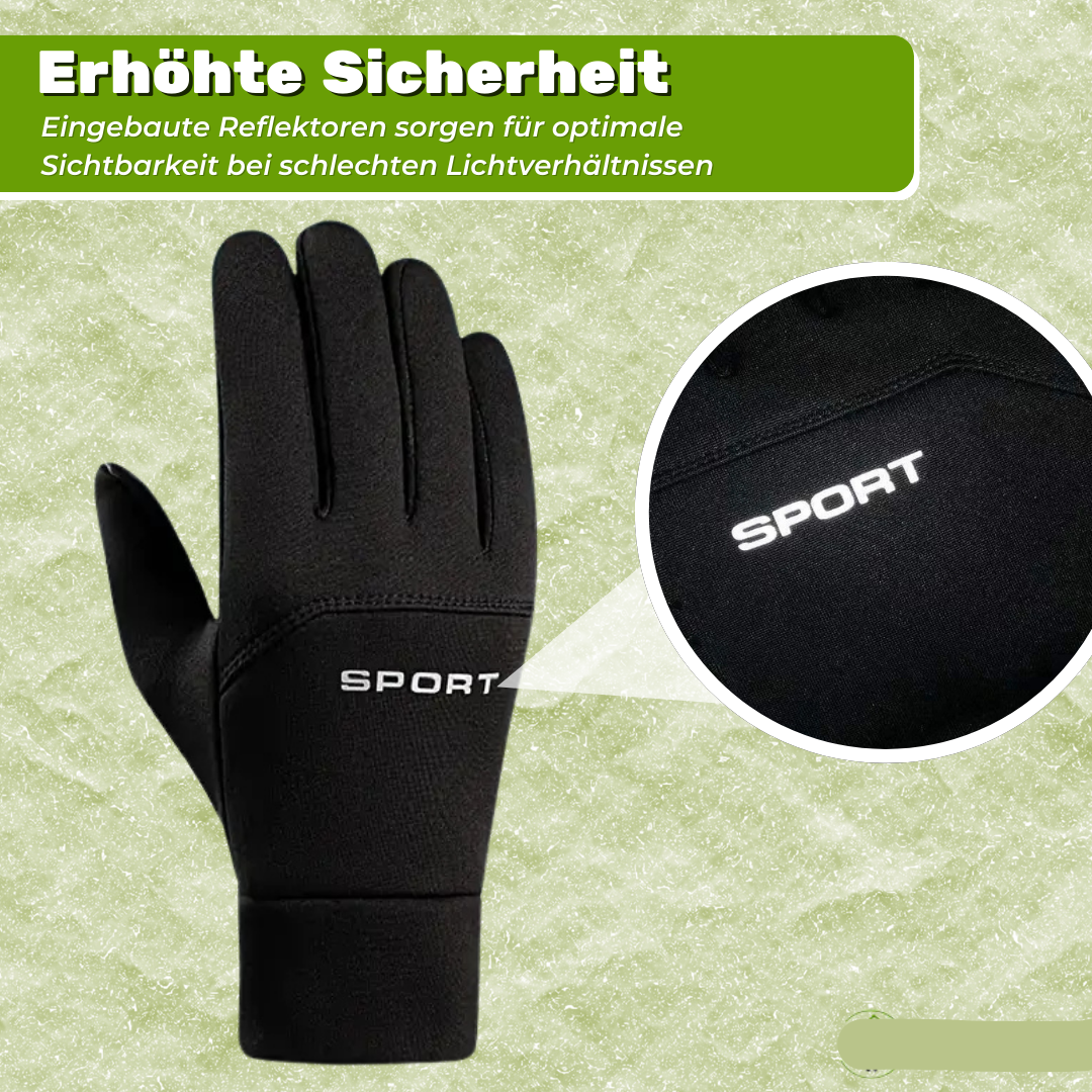 Winter Outdoor Sport Laufhandschuhe – Warme Touchscreen Fitness-Handschuhe mit Vollfinger für Damen & Herren
