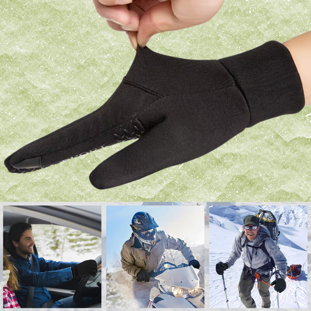 Winter Outdoor Sport Laufhandschuhe – Warme Touchscreen Fitness-Handschuhe mit Vollfinger für Damen & Herren